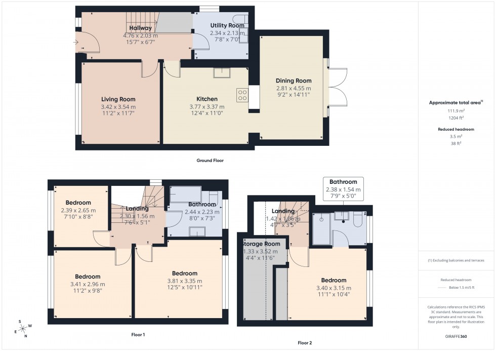 Floorplan for Old Windsor, Old Windsor, SL4