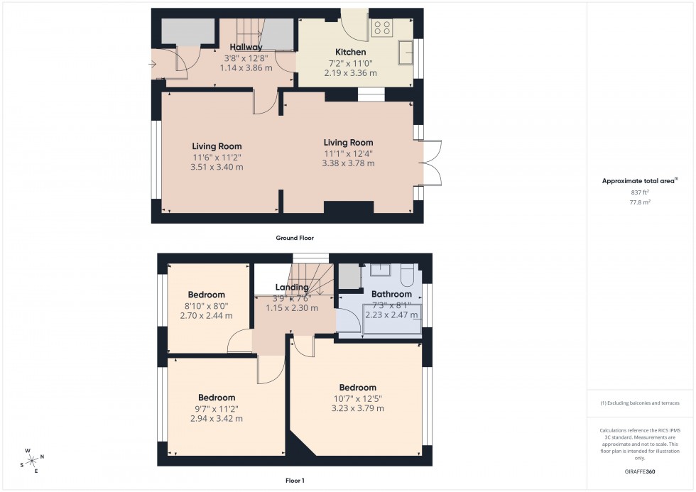 Floorplan for Old Windsor, Old Windsor, SL4