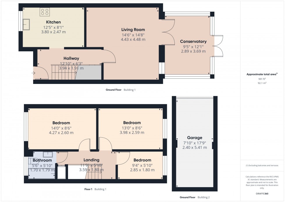 Floorplan for Eton Wick, Berkshire, SL4
