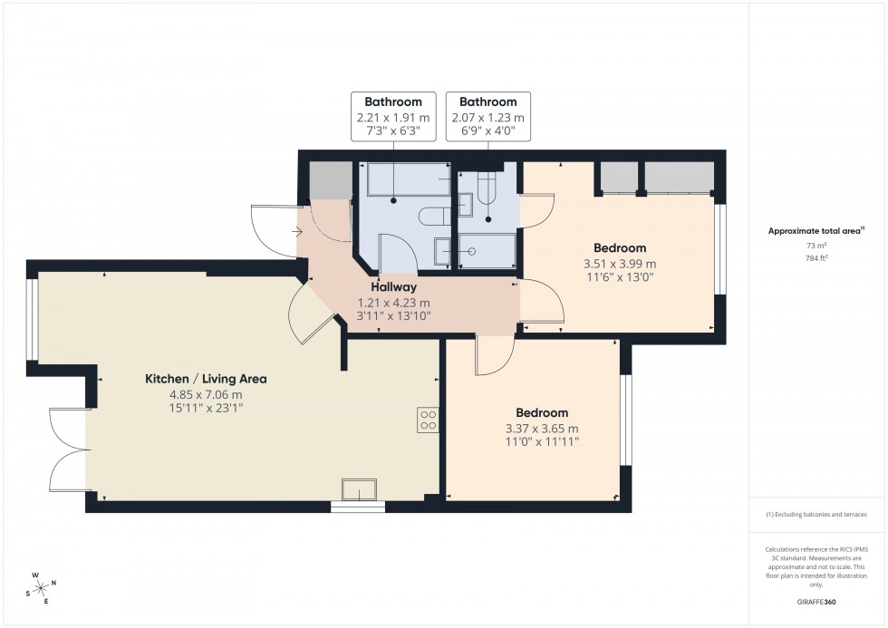 Floorplan for St Leonards Road, Windsor, SL4