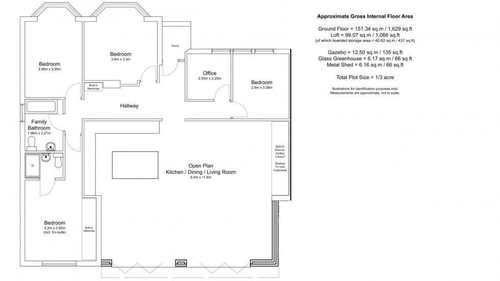 Floorplan for Wraysbury, Berkshire, TW19