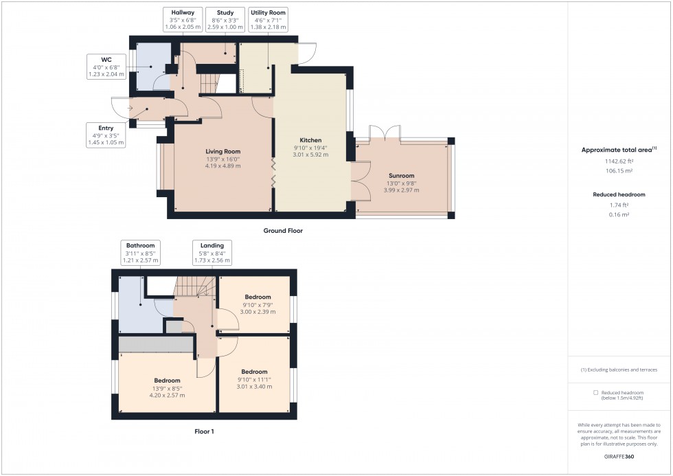 Floorplan for Horton, Slough, SL3