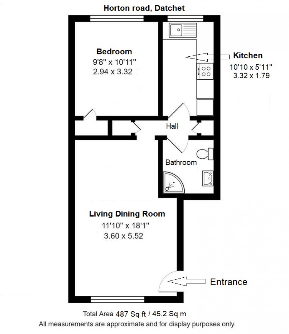 Floorplan for Datchet, Datchet, SL3