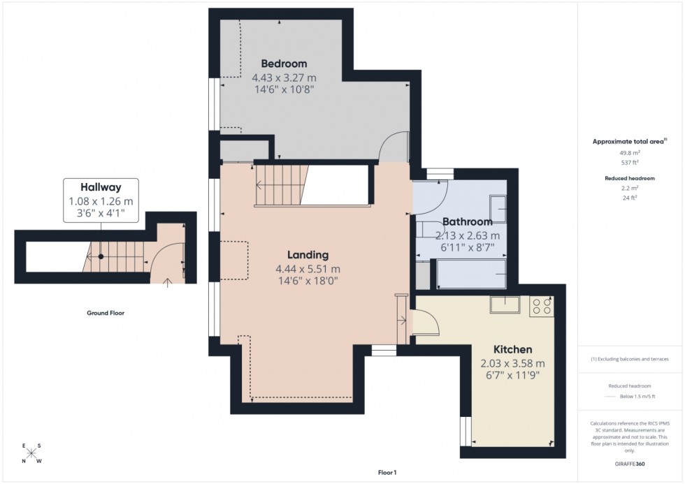 Floorplan for Colnbrook, Slough, SL3