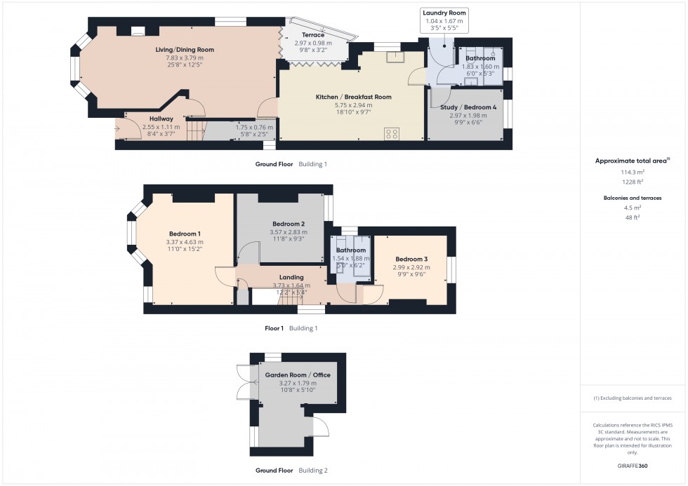 Floorplan for Staines, Surrey, TW18