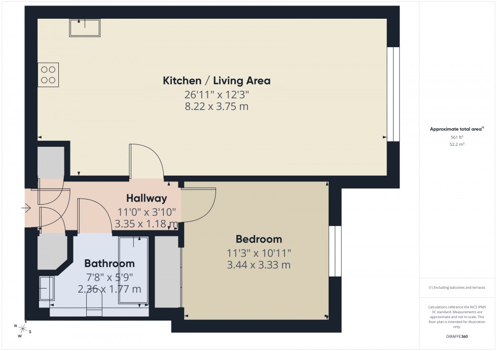 Floorplan for Ashford, Surrey, TW15