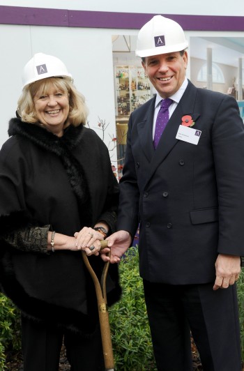 Celebrations as construction gets underway at Audley Chalfont Dene