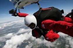 Slough estate agent charity skydive!